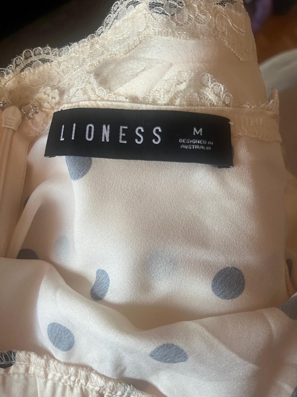 LIONESS Stars Align Mini
Dress Cream Polka size M - Picture 7 of 7